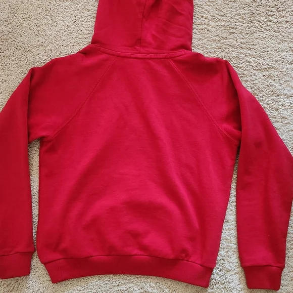 Women's Polo by Ralph Lauren Vibrant Red Hoodie Size Medium - Picture 8 of 8